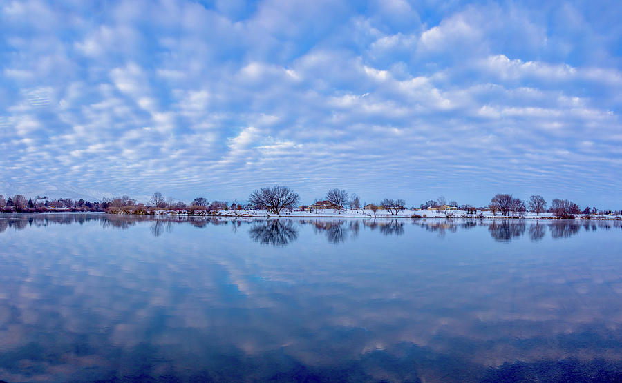 Nature Photograph - Cloud panorama by Lynn Hopwood