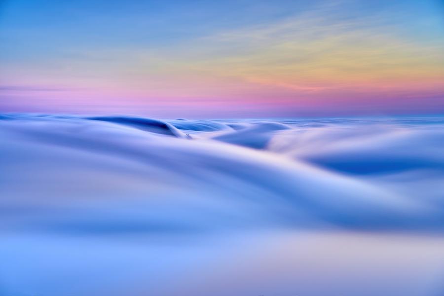 Cloud Sea Waterfall Photograph by Minglun Tsai