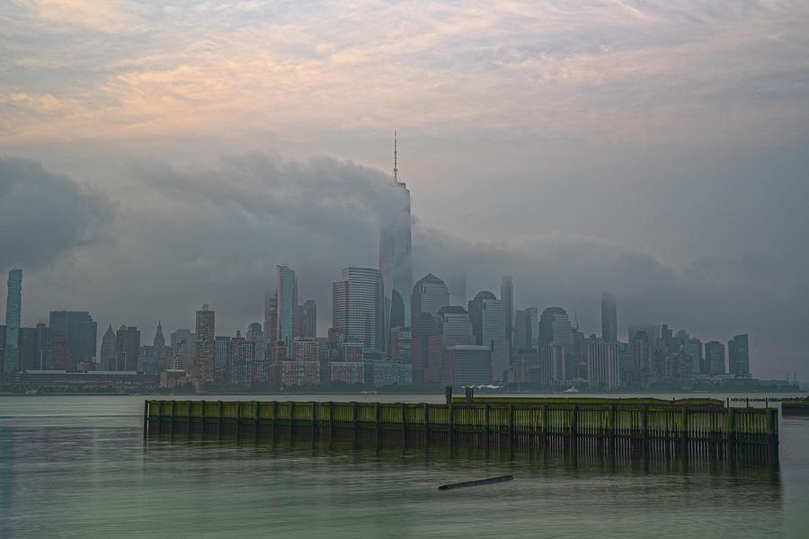 Skyscraper Photograph - Cloud Shroud by Angelo Marcialis