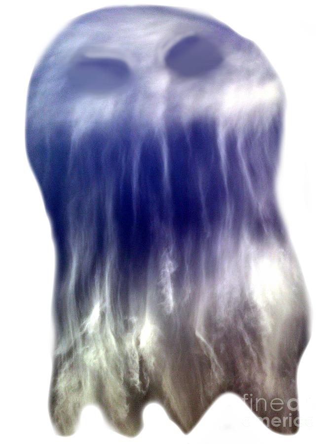 Cloud Spirit Real Ghost Impressions Mixed Media by Delynn Addams