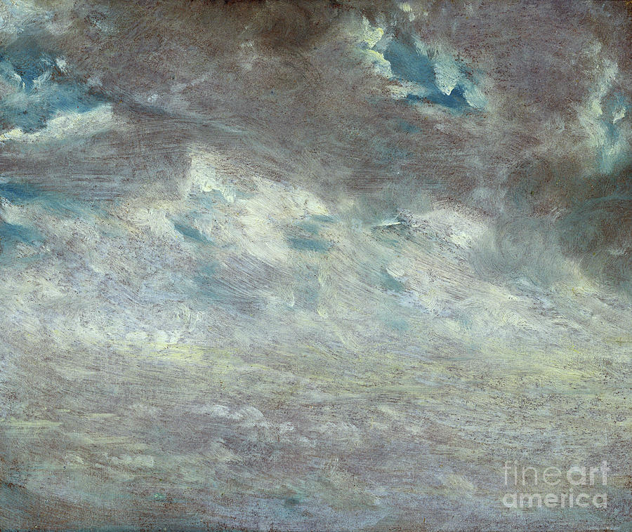 Cloud Study, 1821 By Constable Painting by John Constable