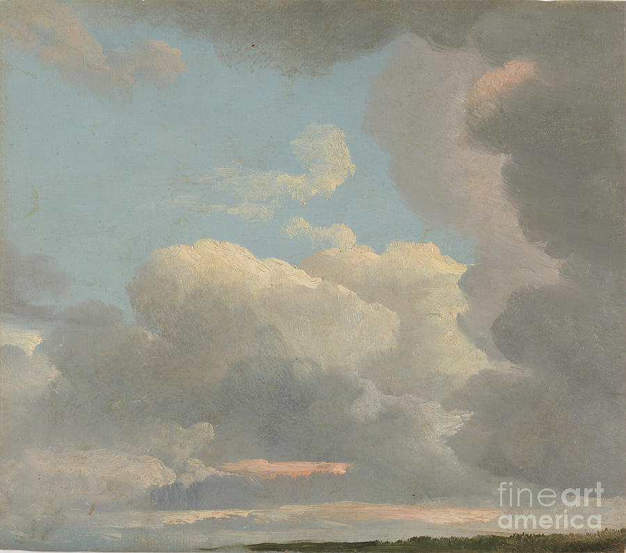Cloud Study Early Evening Drawing by Heritage Images