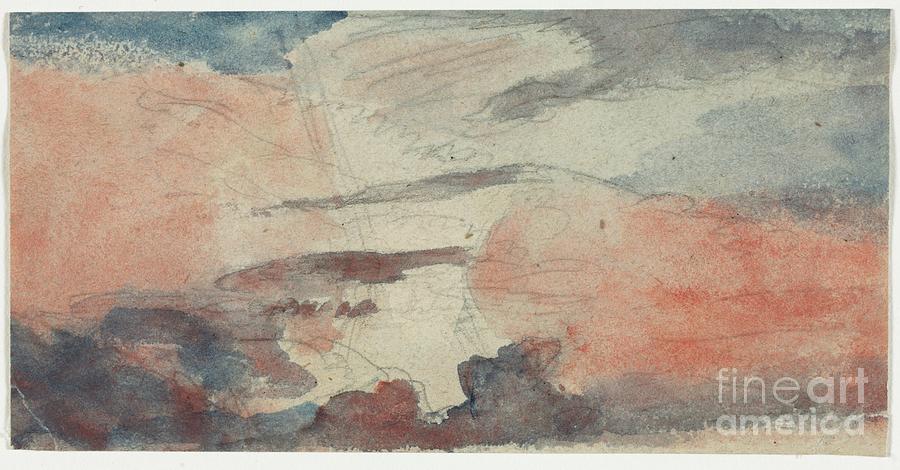 Cloud Study Drawing by Heritage Images