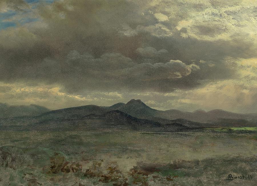 Albert Bierstadt  Painting - Cloud Study In San Francisco by Albert Bierstadt