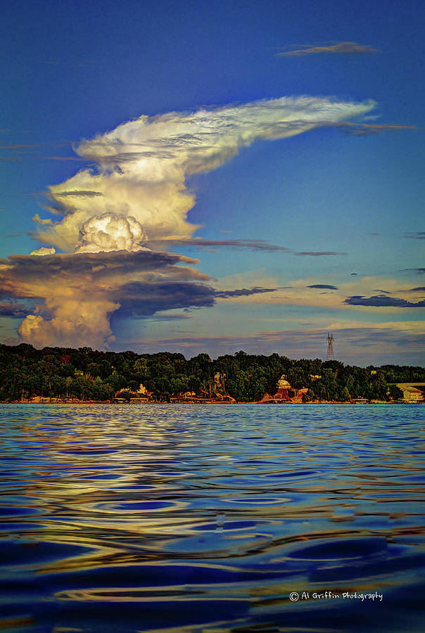 Cloud Tower Photograph by Al Griffin