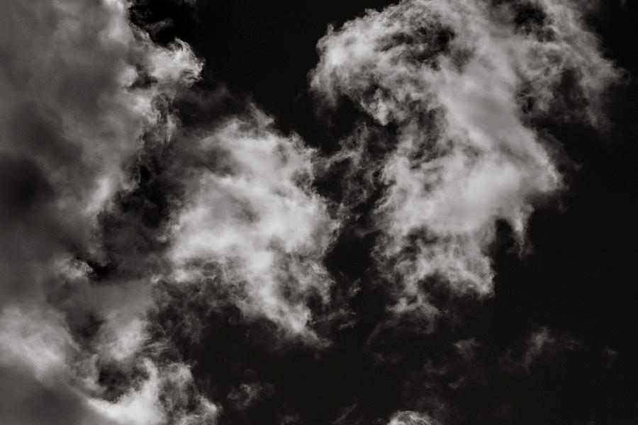 Clouds 15 In Black and White Photograph by Greg and Chrystal Mimbs