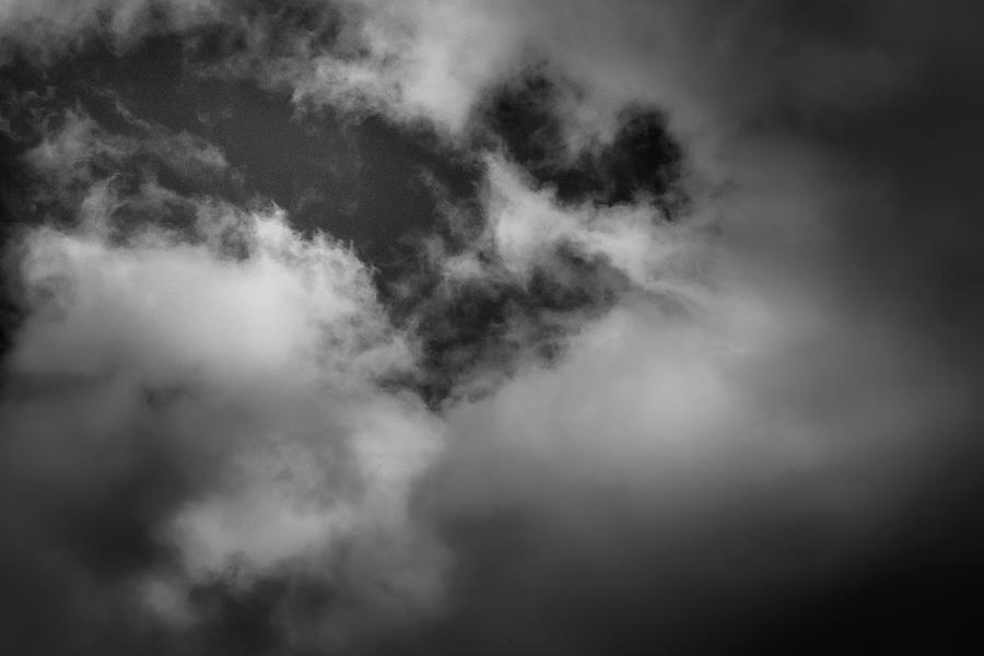 Clouds 16 In Black and White Photograph by Greg and Chrystal Mimbs