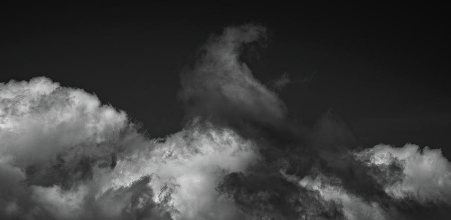 Clouds 24 In Black and White Photograph by Greg and Chrystal Mimbs