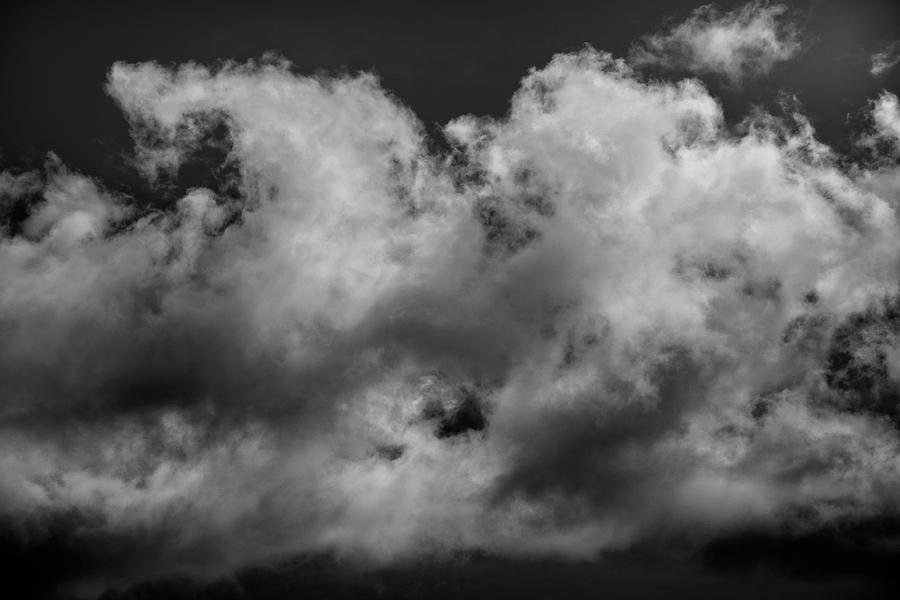 Clouds 27 In Black and White Photograph by Greg and Chrystal Mimbs