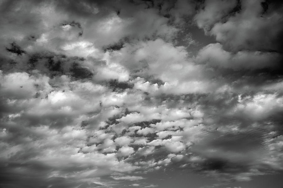Clouds 29 In Black and White Photograph by Greg and Chrystal Mimbs