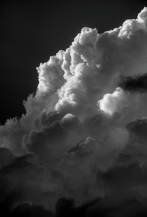 Clouds 4 In Black and White Photograph by Greg and Chrystal Mimbs