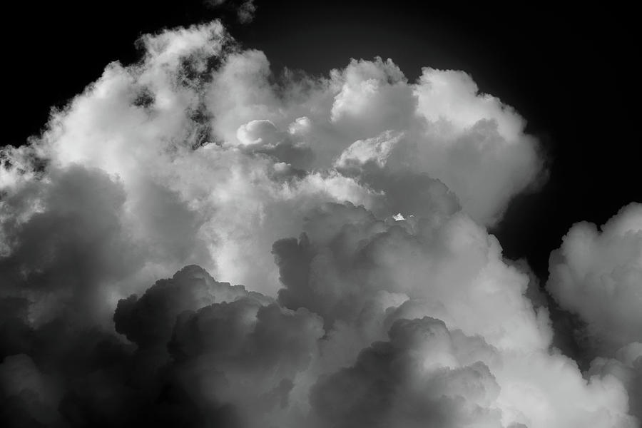 Clouds 7 In Black and White Photograph by Greg and Chrystal Mimbs