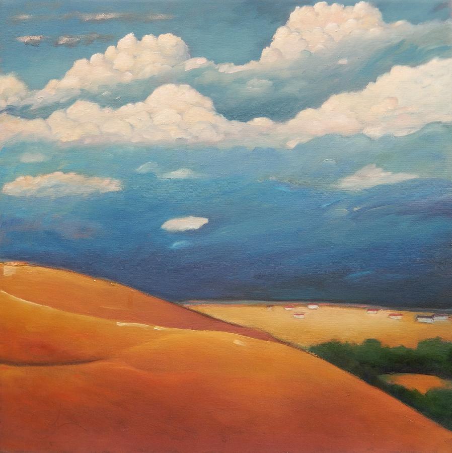 California Painting - Clouds Above by Gary Coleman