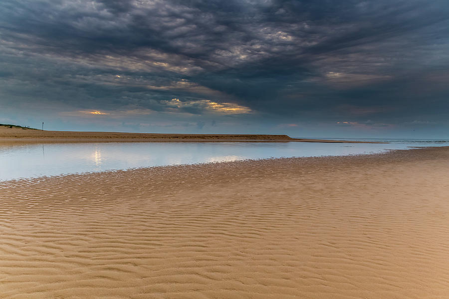 Clouds and Sand Ripples at the Lagoon by Merrillie Redden Clouds and Sand Ripples at the Lagoon by Merrillie Redden