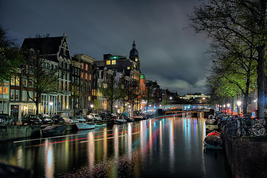Clouds and the Canals Photograph by Raf Winterpacht