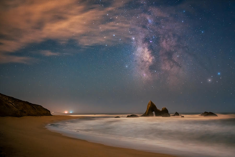 Clouds And The Milky Way Photograph by Sophia Li