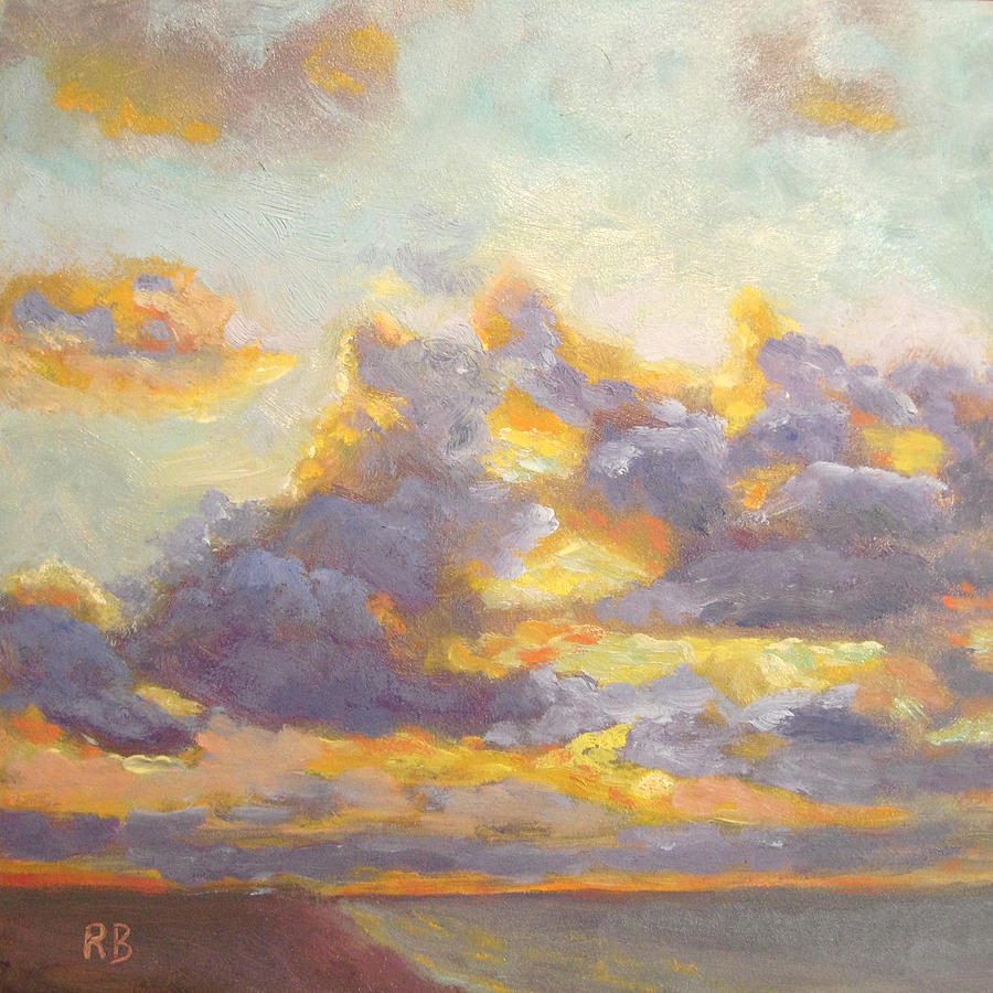 Clouds At Sea Painting By Robie Benve