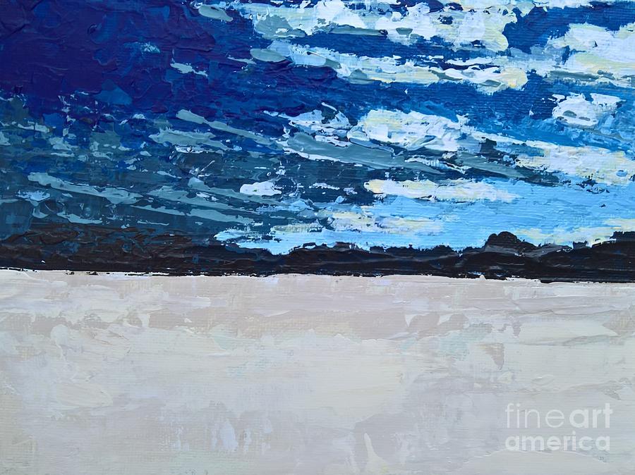 Clouds Float By Painting by Lisa Dionne