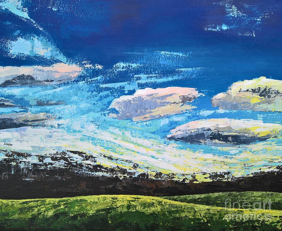 As Clouds Go By... Painting by Lisa Dionne