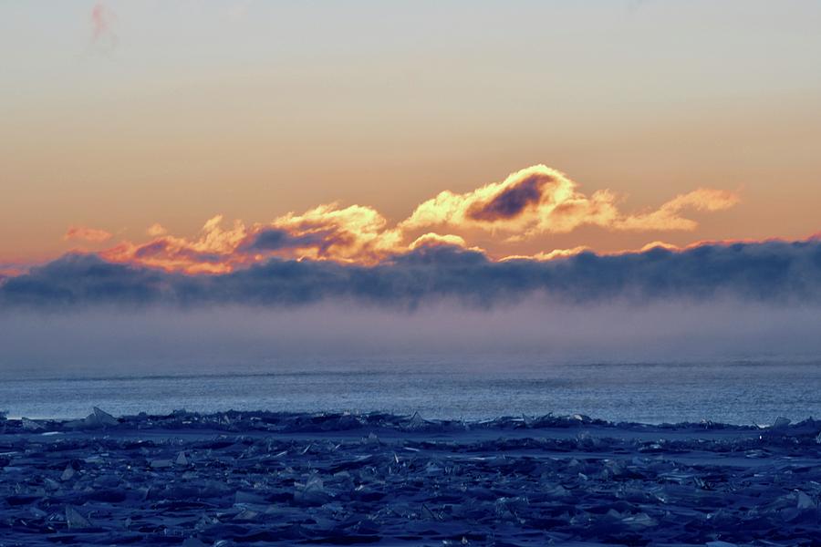 Clouds, Ice Shards and Sea Smoke Photograph by Hella Buchheim