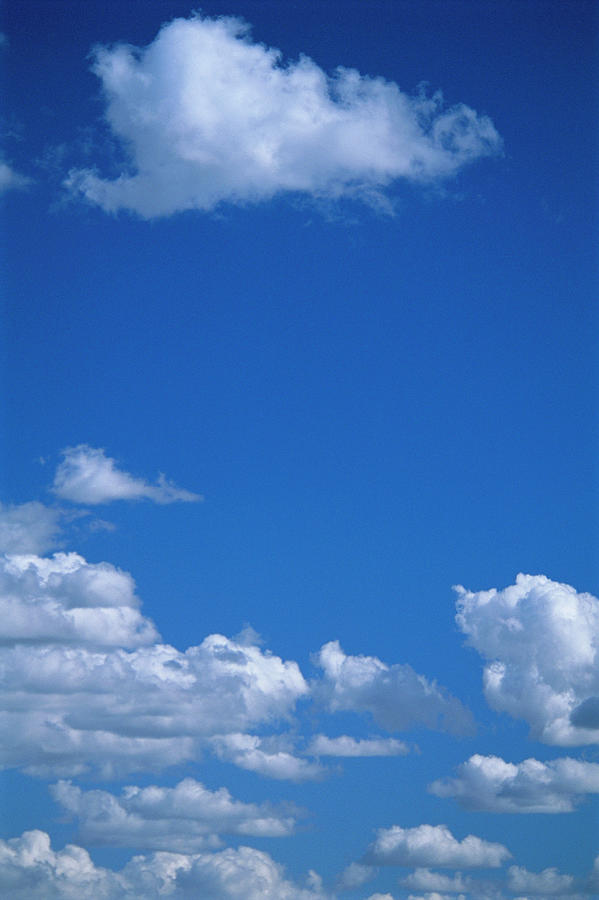 Clouds In Blue Sky Photograph by Brian Stablyk