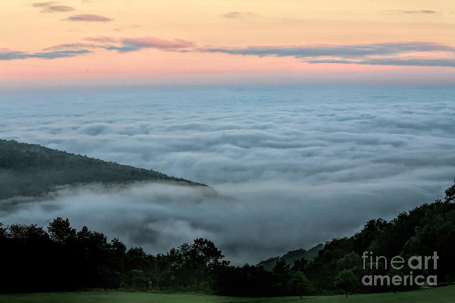 Clouds Landscape USA Photograph by Chuck Kuhn