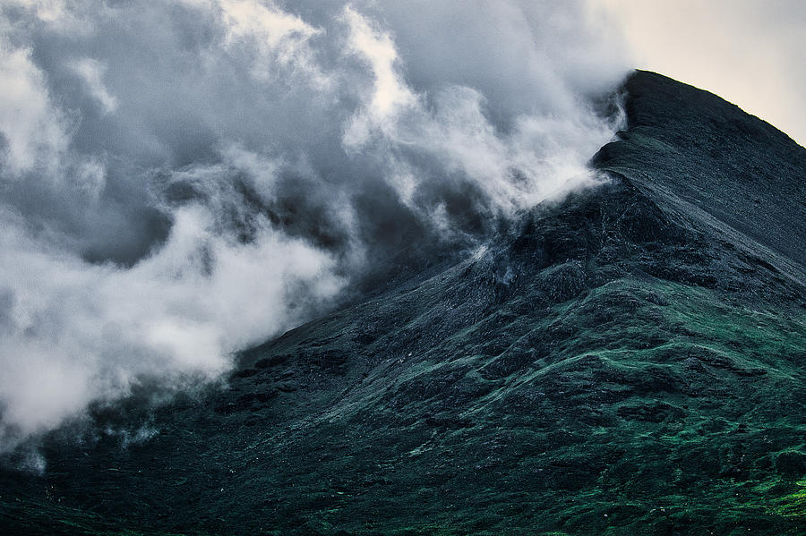 Clouds on the Peak - Scotland Photograph by Stuart Litoff
