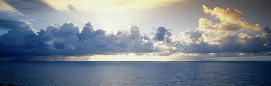 Clouds Over An Ocean, Hawaii, Usa Photograph by Panoramic Images