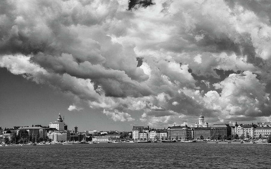 Clouds over Helsinki Photograph by Mick Burkey