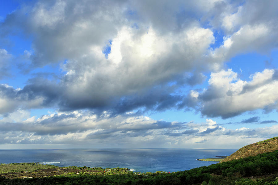 Clouds Over Kealakekua Bay, Hawaii Photograph by Alvis Upitis