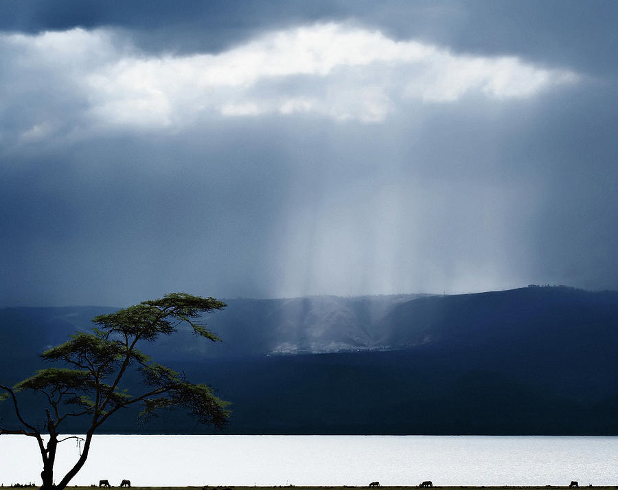 Clouds Over Lake Naivasha Photograph by Piet Flour