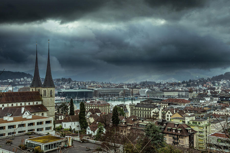 Clouds Over Lucerne Photograph by Www.galerie-ef.de