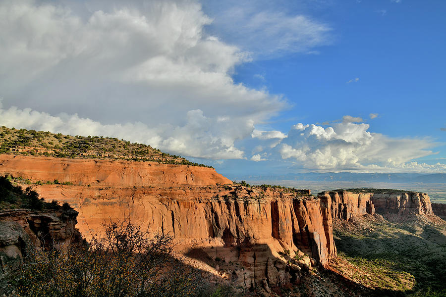 Clouds Over Rim Rock Drive in Colorado NM Photograph by Ray Mathis