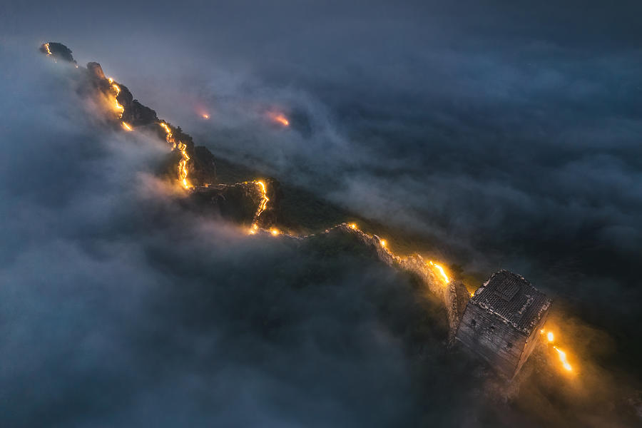 Landmark Photograph - Clouds Over The Dragon\s Back by Yuan Cui