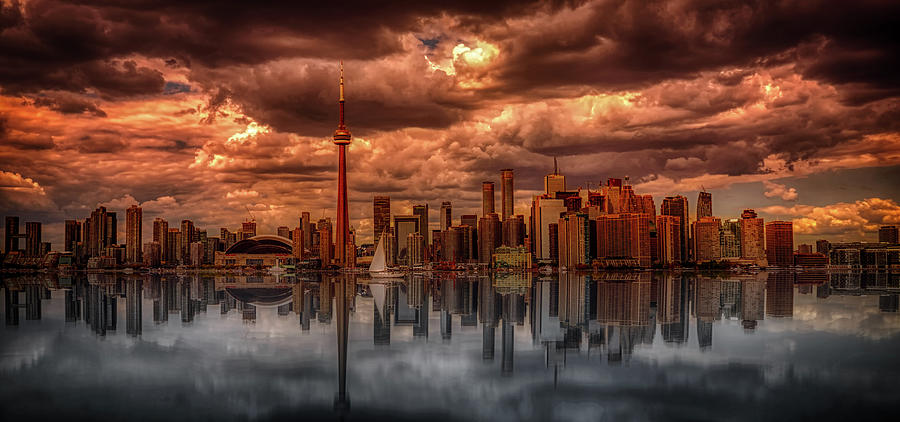 Clouds Over Toronto Photograph by Mountain Dreams - Fine Art America