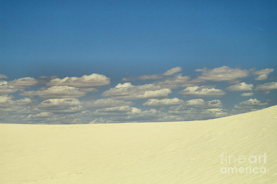 Clouds Over White Sands Photograph