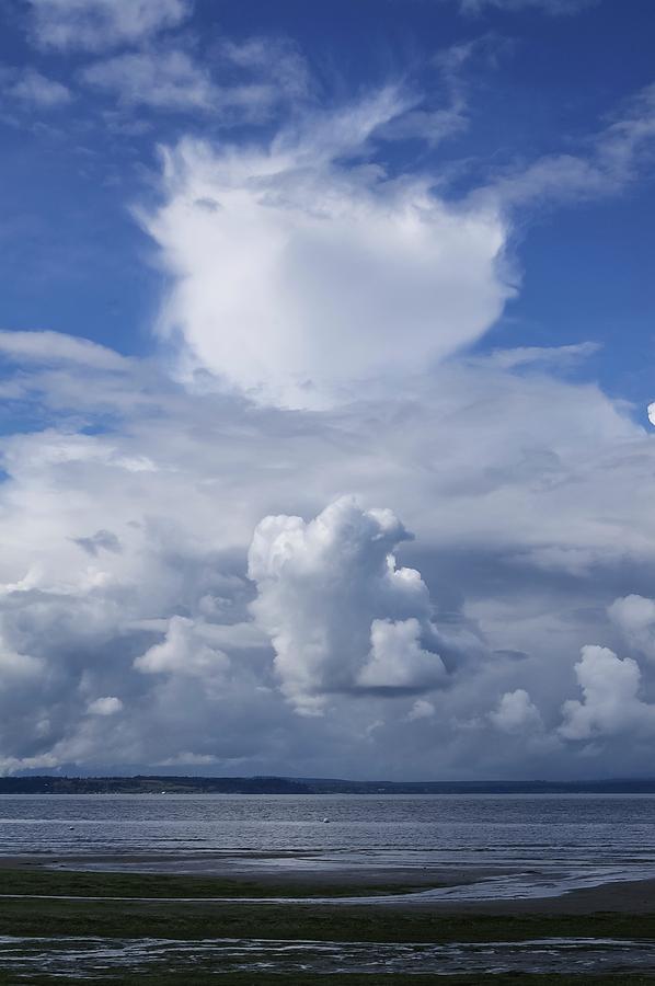 Whidbey Island Photograph - Clouds Race by Tom Trimbath
