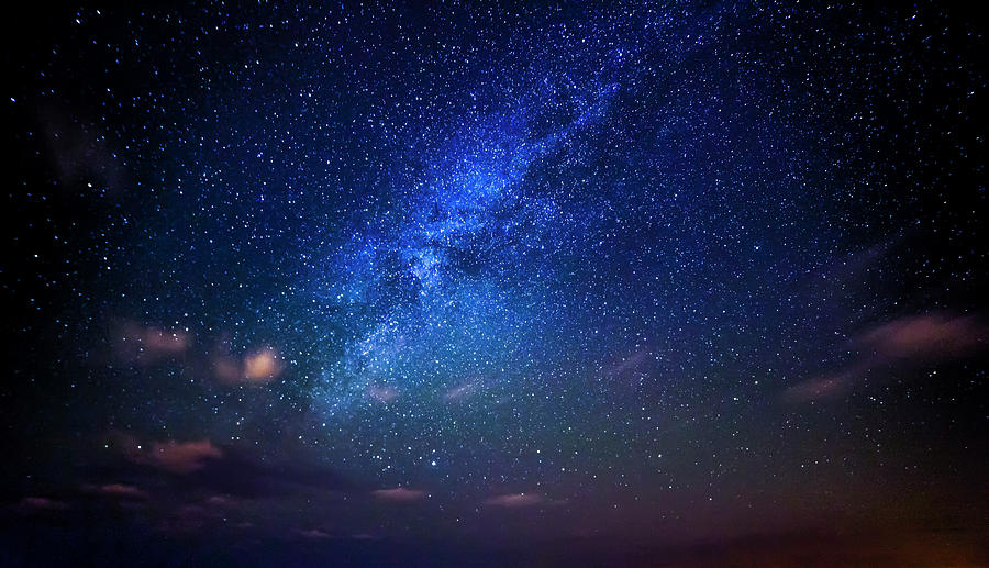 Clouds Streak Across The Milky Way Photograph by Cavan Images - Fine ...