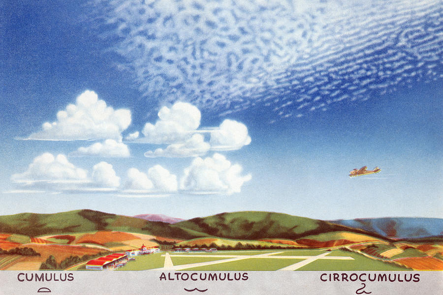 Clouds Painting by U.S. Dept of Commerce