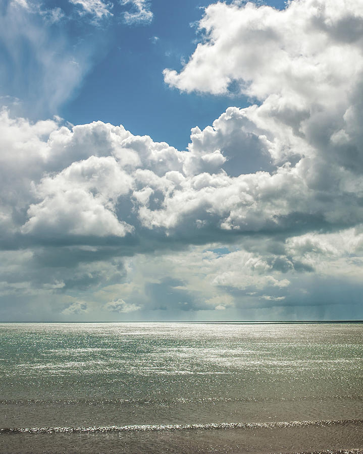 Cloudscape Photograph - Cloudscape and Ocean by A J Paul Cloudscape Photograph - Cloudscape and Ocean by A J Paul