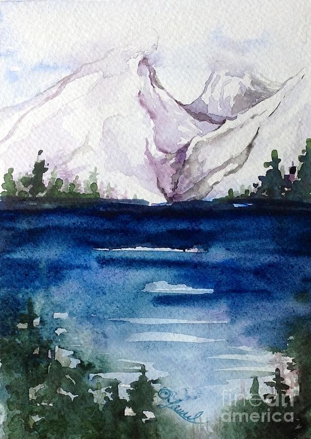 Cloudy Alleluliah Painting by Laurel Adams