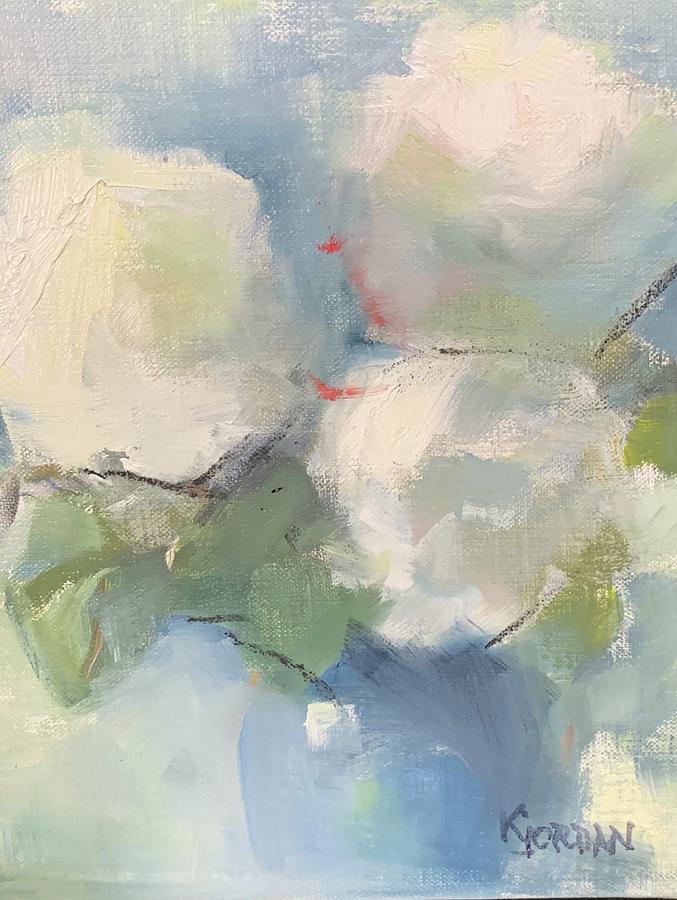 Cloudy Painting by Karen Jordan Cloudy Painting by Karen Jordan