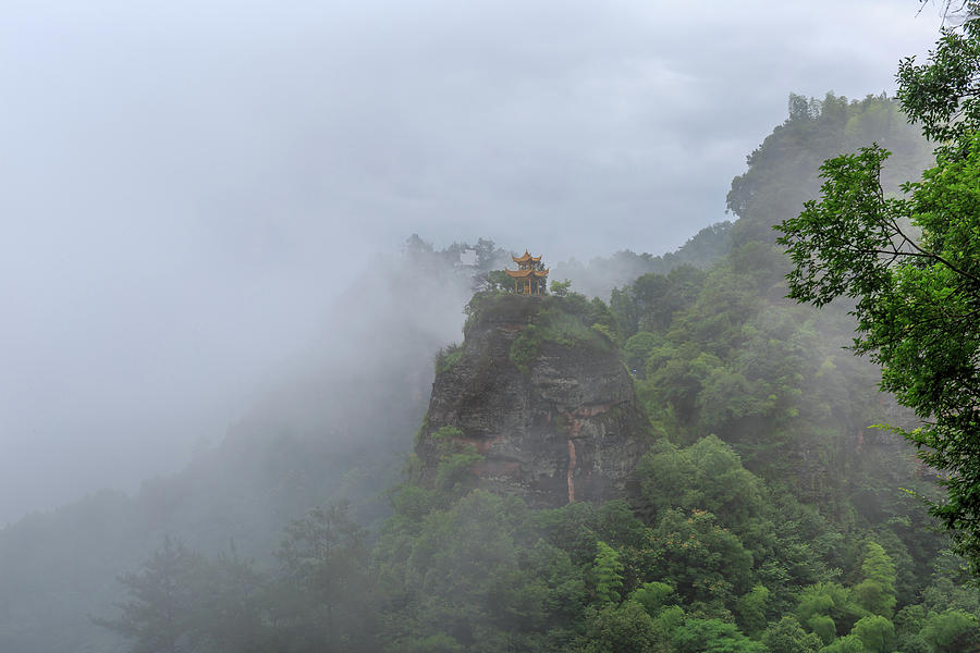 Jungle Photograph - Cloudy Mountain by Franklin Jiang