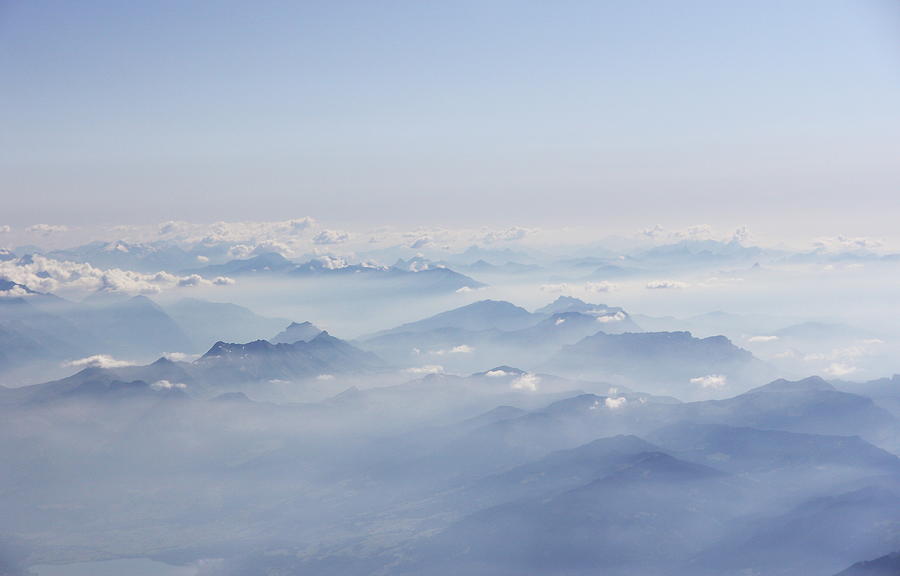 Cloudy Mountains | The Alpes Photograph by Seen By Tobfl