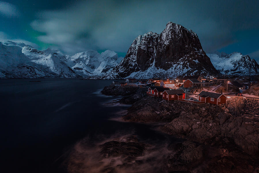 Cloudy Night -- Hamnoy Photograph by April Xie