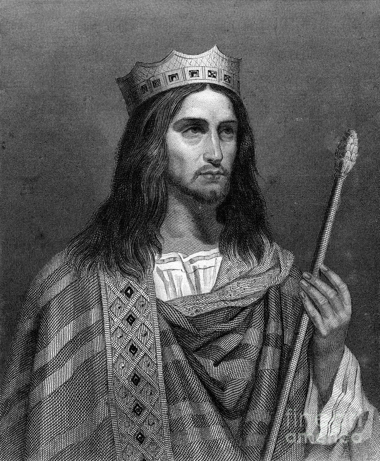 Clovis II, King Of Neustria Drawing by Print Collector