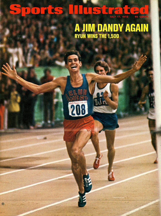 Club West Jim Ryun, 1972 Us Olympic Track & Field Trials Sports Illustrated Cover Photograph by Sports Illustrated