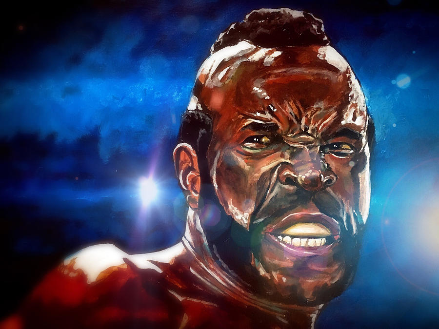 Movie Painting - Clubber Lang by Joel Tesch