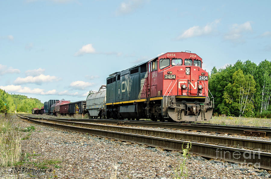 CN Locomotive Photograph by Elaine Berger