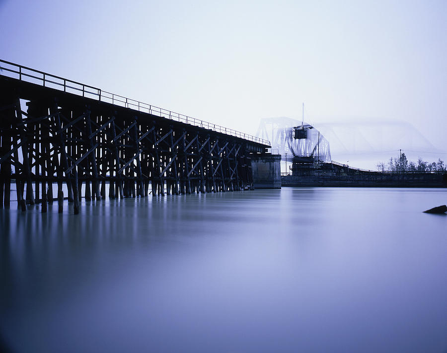 Cnr Swing Bridge Photograph by Image © Glen Pennykid